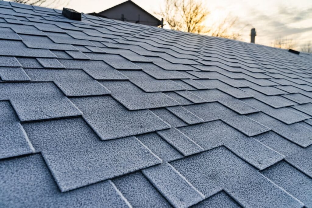 accessories on roof with shingles